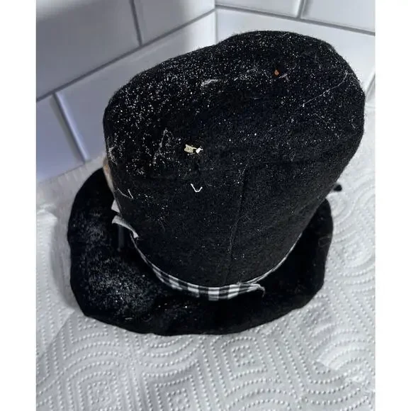 Frosty The Snowman Hat Corn Cob Pipe Fabric Decoration I’ll Be Back Someday New - Picture 6 of 9